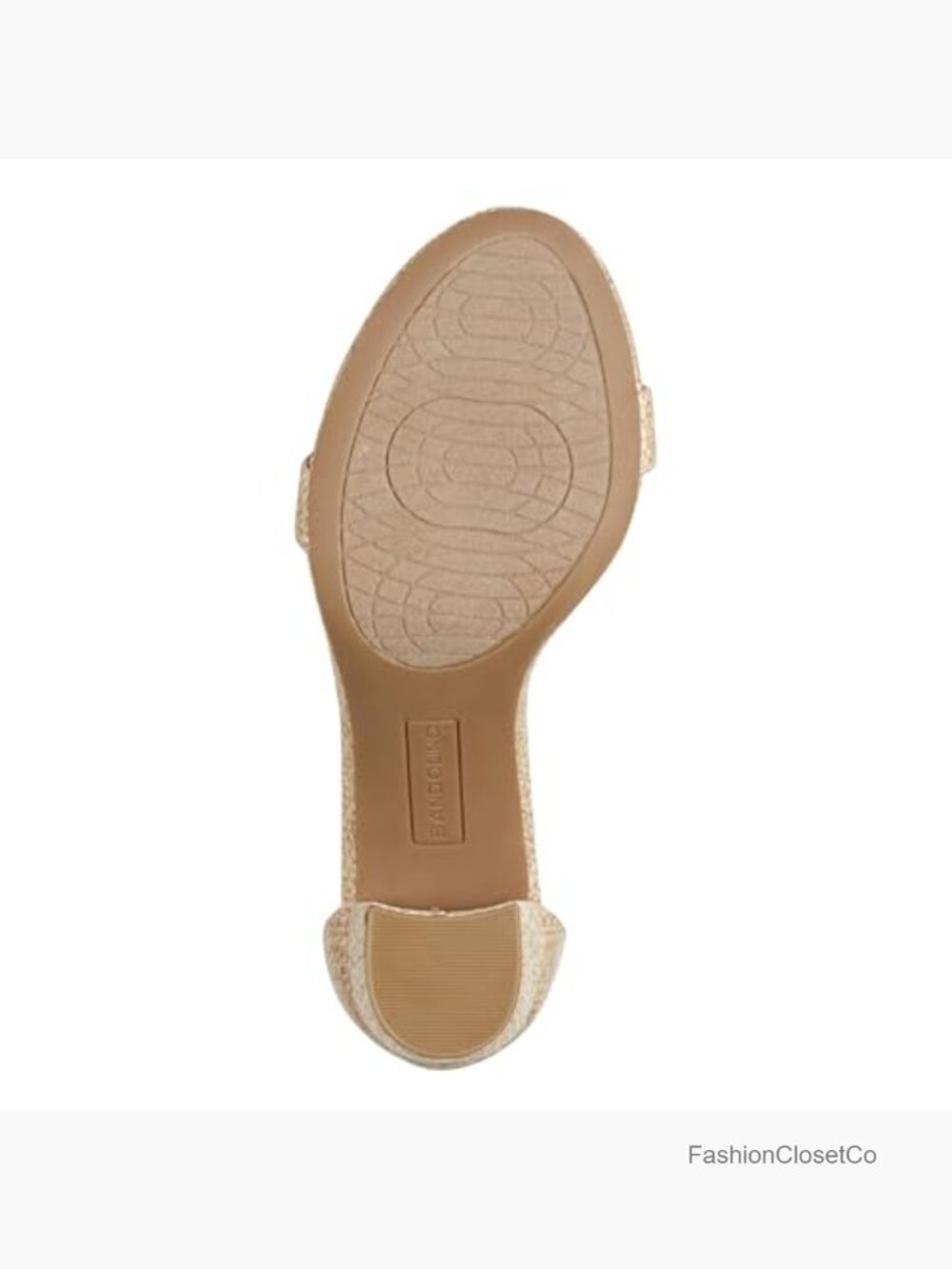 Heeled Sandals with Block Heel and Ankle Strap - Picture 5 of 6